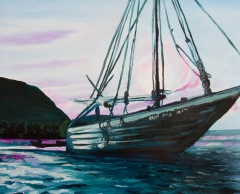 2013 | Haitian Boat | Oil on Canvas | 20 in x 20 in