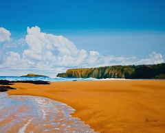 2011 | Secrets Beach | Oil on Canvas | 48 in x 36 in | $1700
