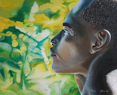 The Haitian | Oil on Canvas | 48 in x 36 in
